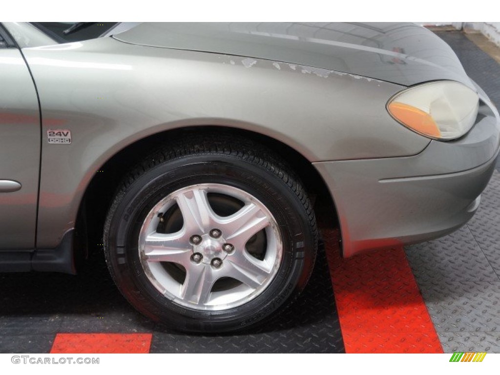 2002 Taurus SEL - Silver Frost Metallic / Medium Graphite photo #40