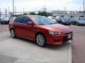 2009 Rotor Glow Orange Metallic Mitsubishi Lancer GTS  photo #7