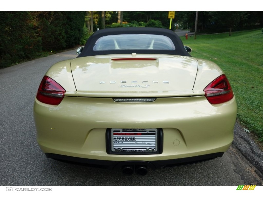 2013 Boxster S - Lime Gold Metallic / Agate Grey/Lime Gold photo #5