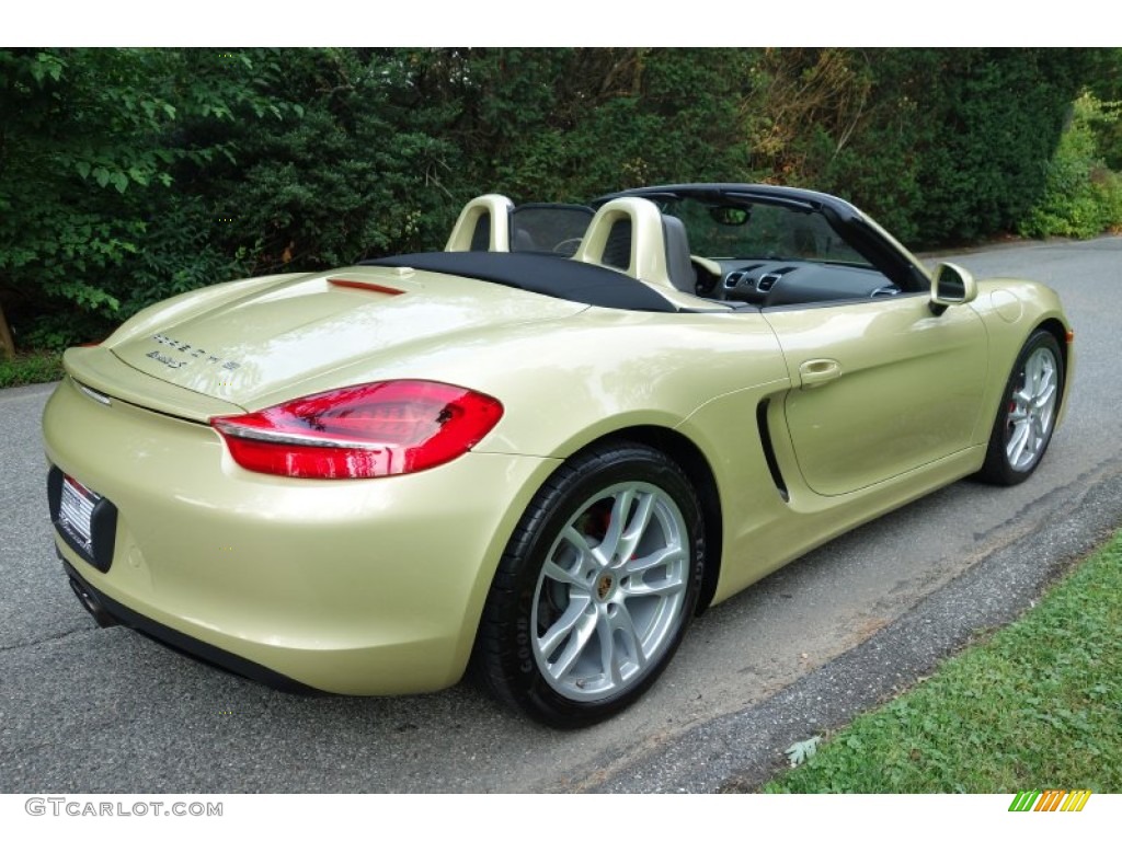 2013 Boxster S - Lime Gold Metallic / Agate Grey/Lime Gold photo #6