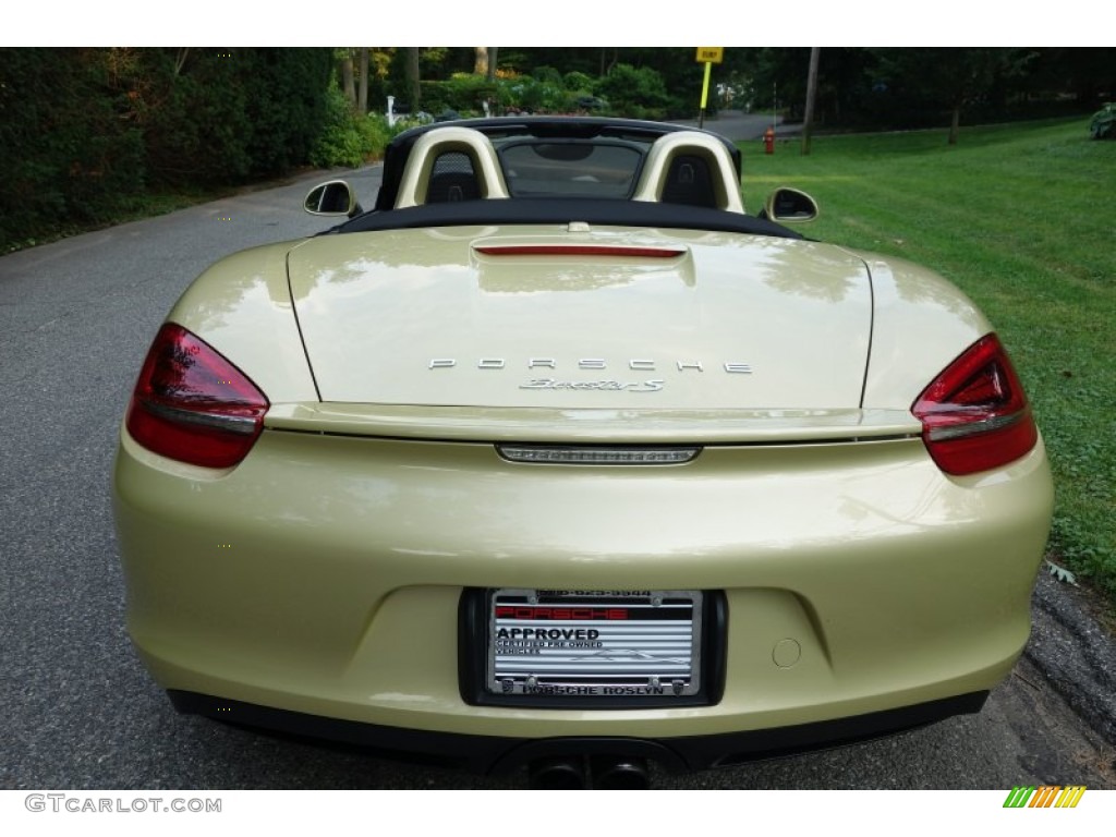 2013 Boxster S - Lime Gold Metallic / Agate Grey/Lime Gold photo #9