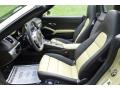 2013 Porsche Boxster Agate Grey/Lime Gold Interior Front Seat Photo