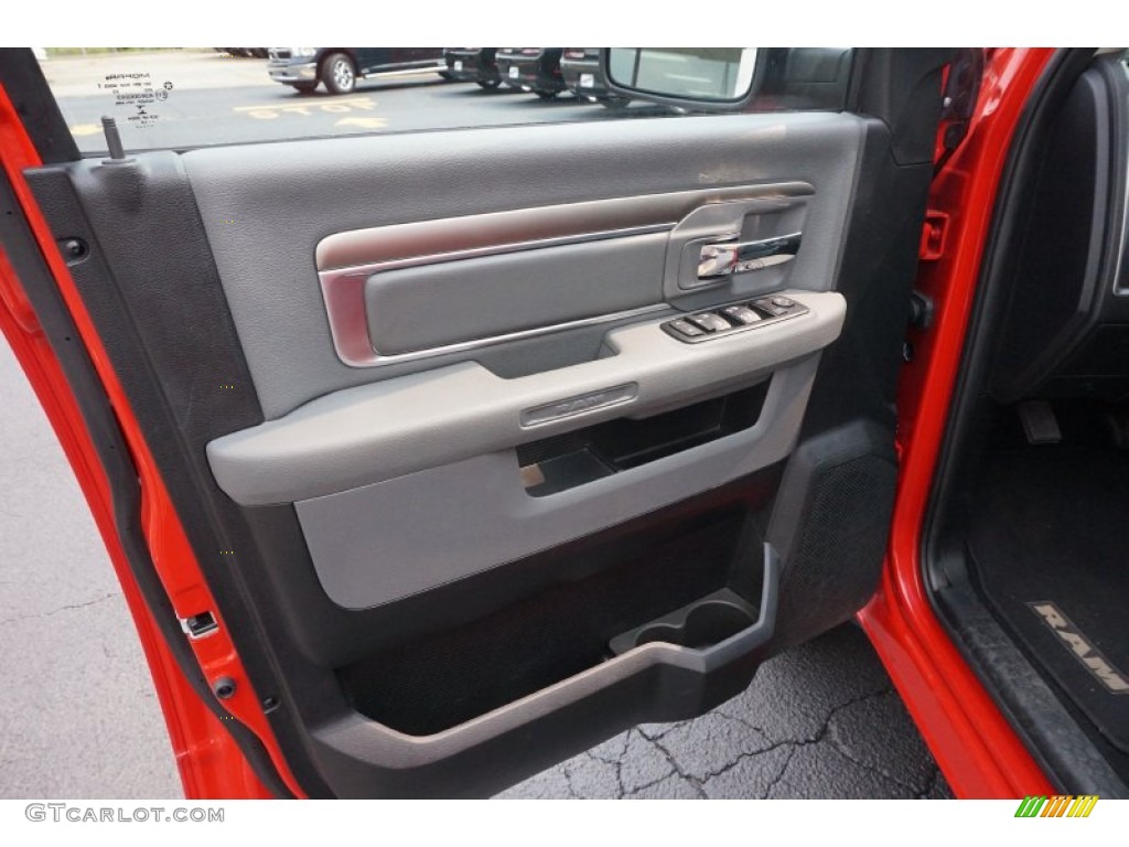 2014 1500 Big Horn Quad Cab - Flame Red / Black/Diesel Gray photo #12