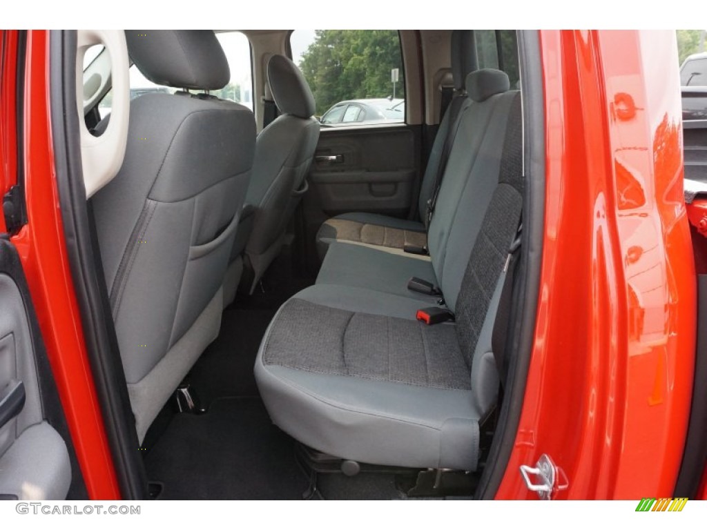 2014 1500 Big Horn Quad Cab - Flame Red / Black/Diesel Gray photo #13