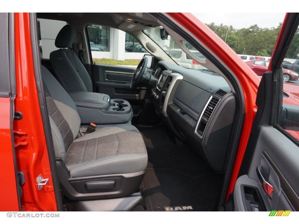 2014 1500 Big Horn Quad Cab - Flame Red / Black/Diesel Gray photo #16