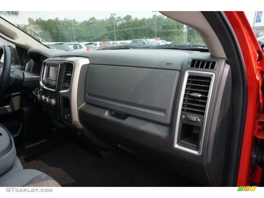 2014 1500 Big Horn Quad Cab - Flame Red / Black/Diesel Gray photo #17