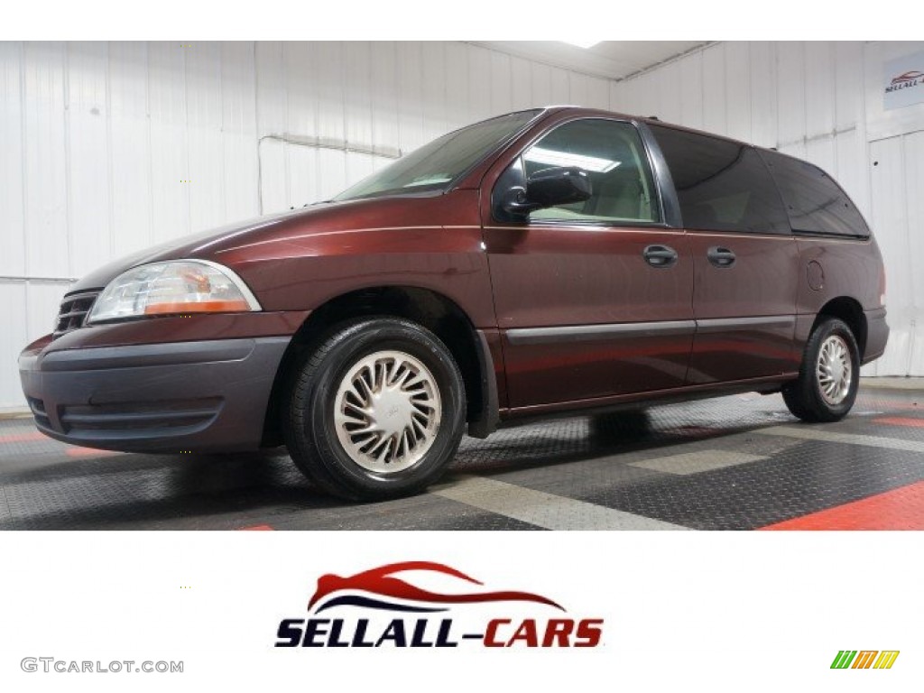1999 Windstar LX - Cabernet Red Metallic / Medium Parchment photo #1