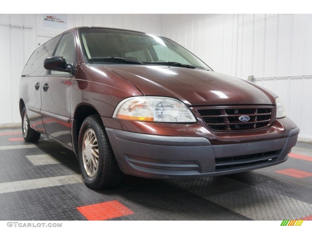 1999 Windstar LX - Cabernet Red Metallic / Medium Parchment photo #5