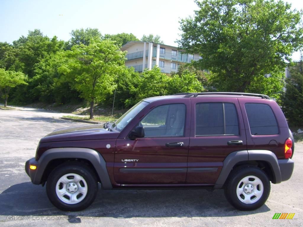 Deep Molten Red Pearl Jeep Liberty