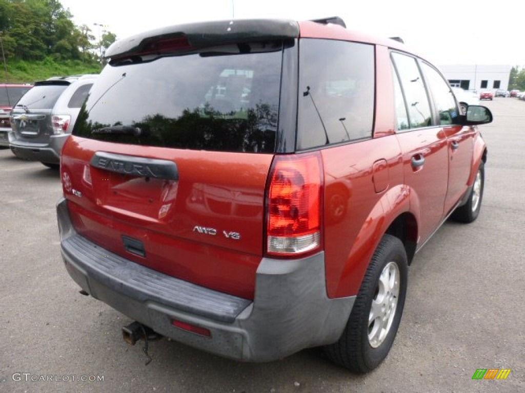 2003 VUE V6 AWD - Orange / Light Tan photo #4