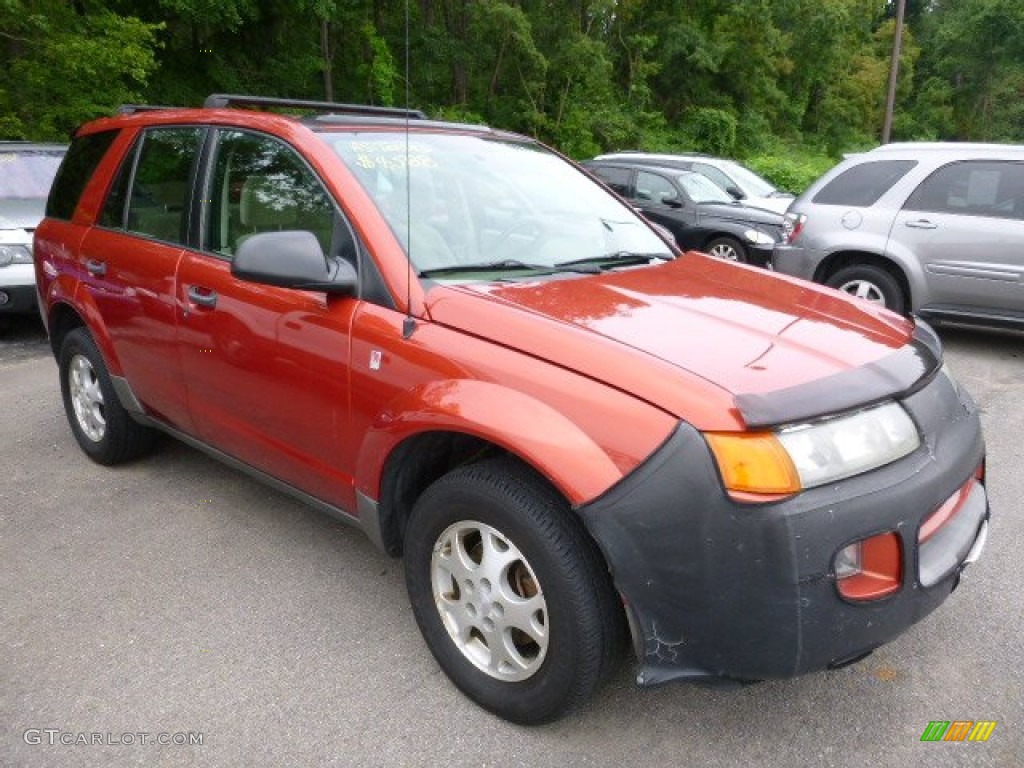 2003 VUE V6 AWD - Orange / Light Tan photo #5