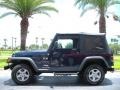 2006 Midnight Blue Pearl Jeep Wrangler X 4x4  photo #1