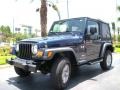 2006 Midnight Blue Pearl Jeep Wrangler X 4x4  photo #2