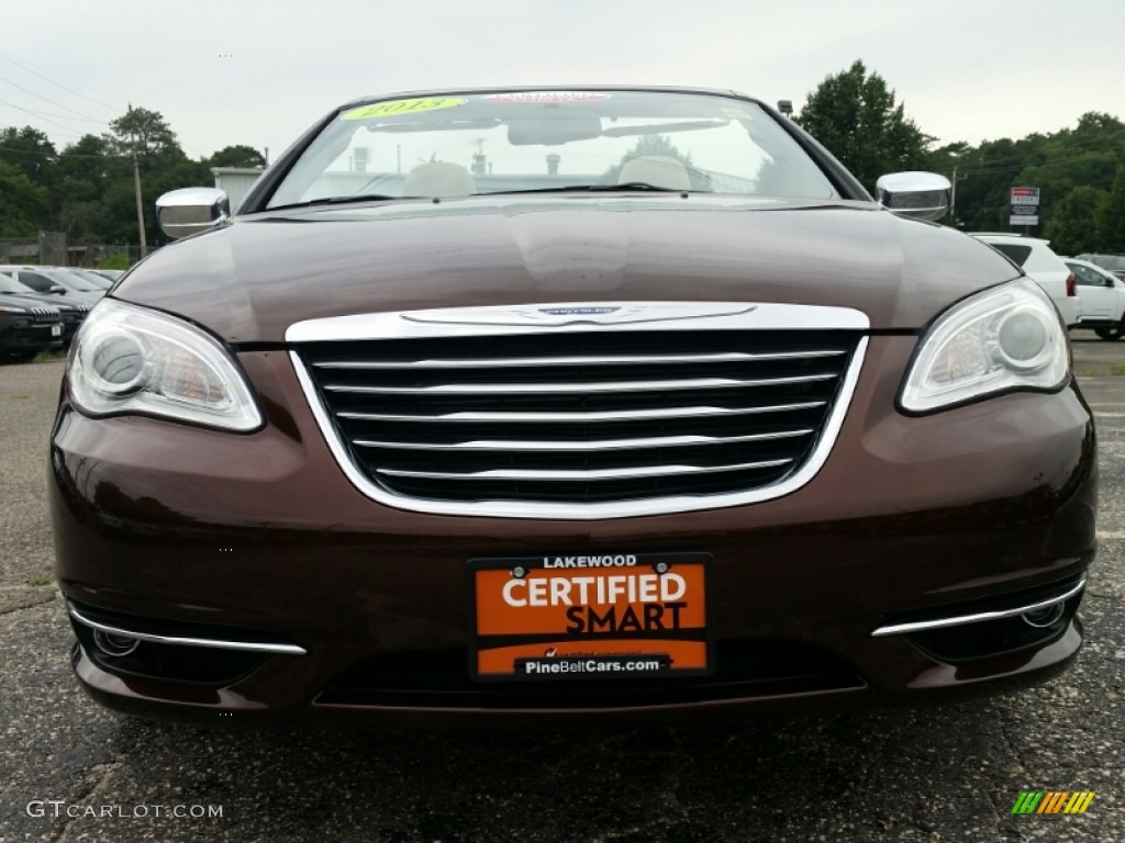 2013 200 Limited Convertible - Deep Auburn Pearl / Black/Light Frost Beige photo #2