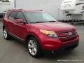 2015 Ruby Red Ford Explorer Limited  photo #7