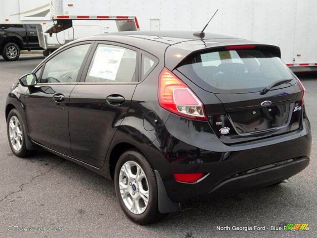 2015 Fiesta SE Hatchback - Tuxedo Black Metallic / Charcoal Black photo #3