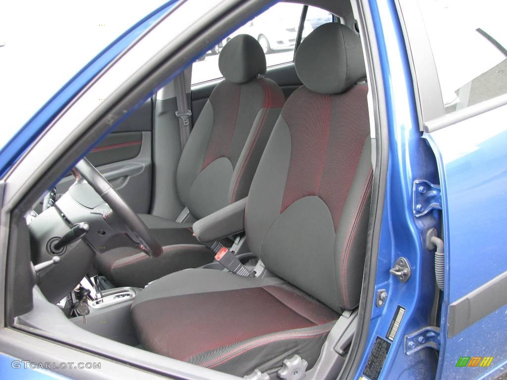 2007 Rio Rio5 SX Hatchback - Sapphire Blue / Gray photo #7