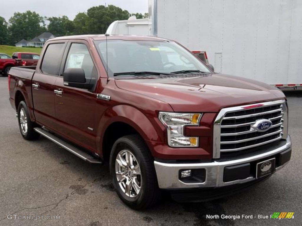 2015 F150 XLT SuperCrew - Bronze Fire Metallic / Medium Light Camel photo #7