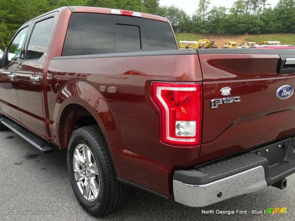 2015 F150 XLT SuperCrew - Bronze Fire Metallic / Medium Light Camel photo #36