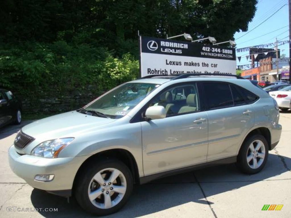 2007 RX 350 AWD - Bamboo Green Pearl / Ivory photo #1