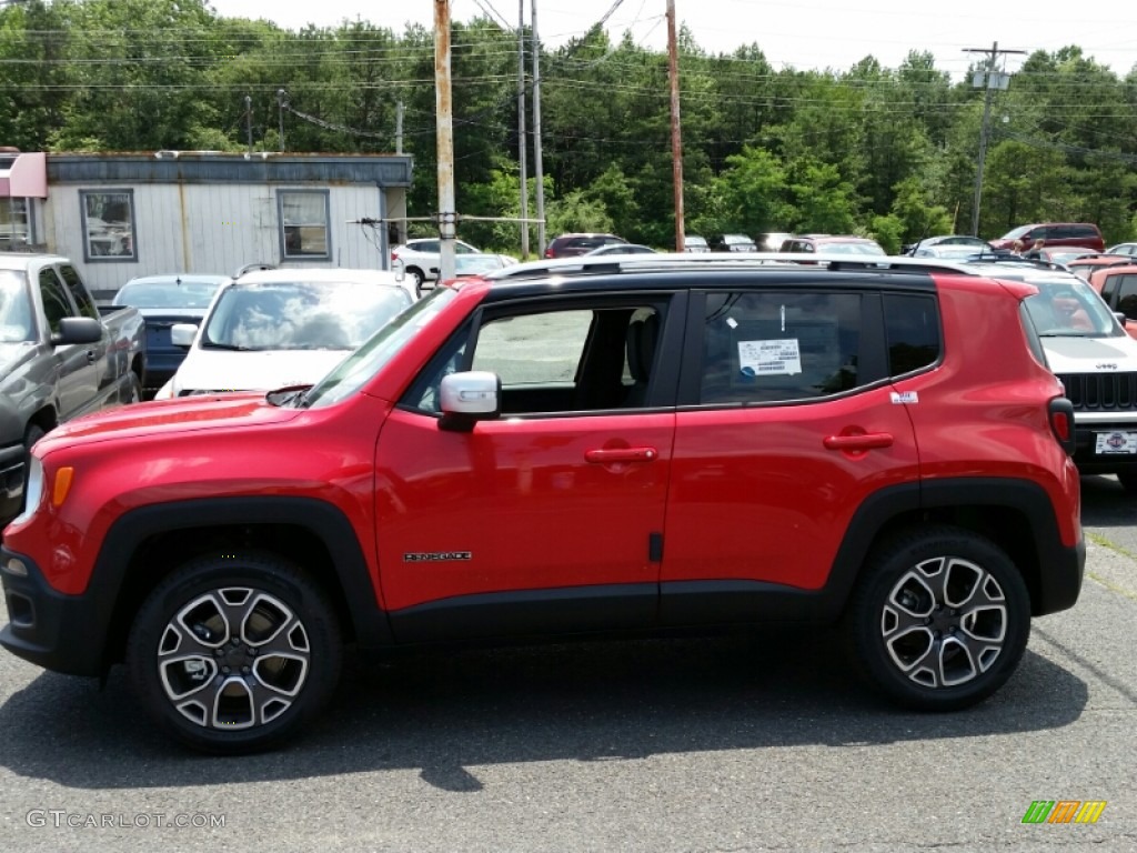 Colorado Red 2015 Jeep Renegade Limited 4x4 Exterior Photo #105283679