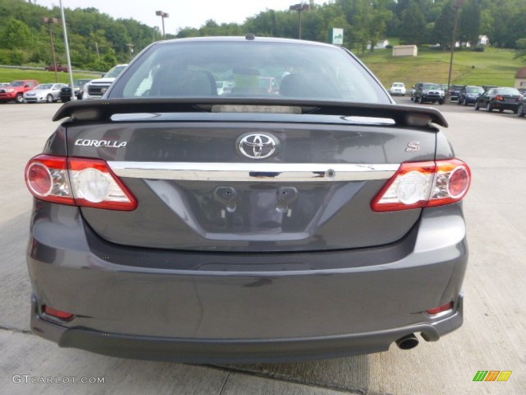 2013 Corolla S - Magnetic Gray Metallic / Dark Charcoal photo #5