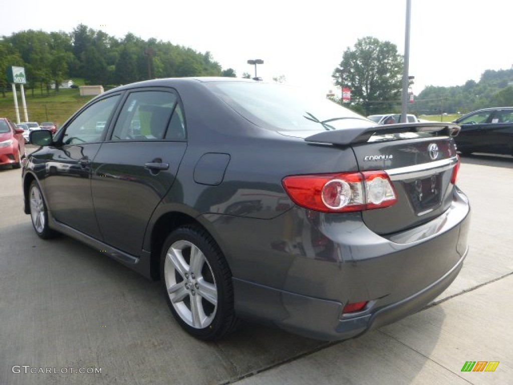 2013 Corolla S - Magnetic Gray Metallic / Dark Charcoal photo #6