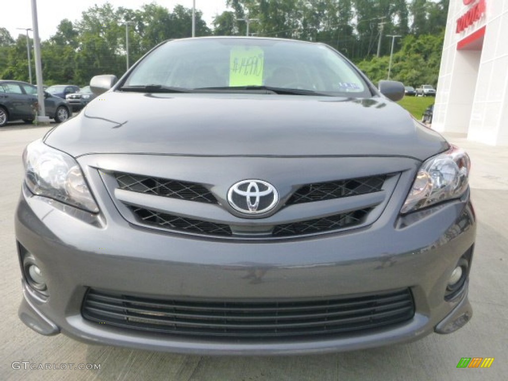 2013 Corolla S - Magnetic Gray Metallic / Dark Charcoal photo #9
