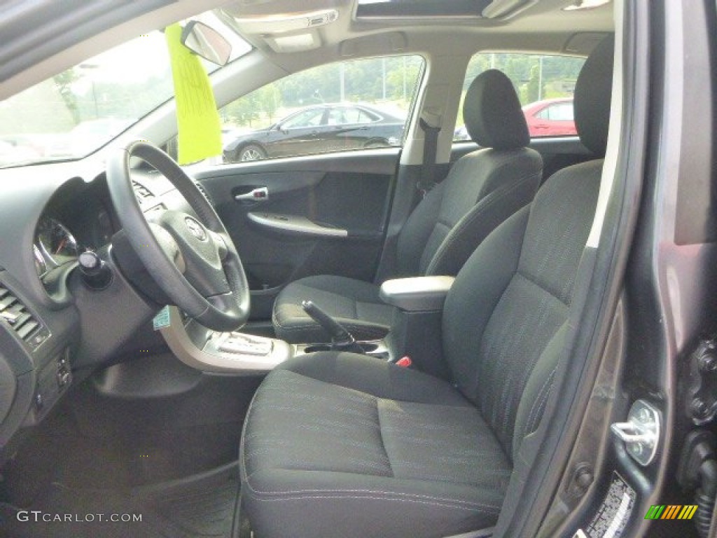 2013 Corolla S - Magnetic Gray Metallic / Dark Charcoal photo #13