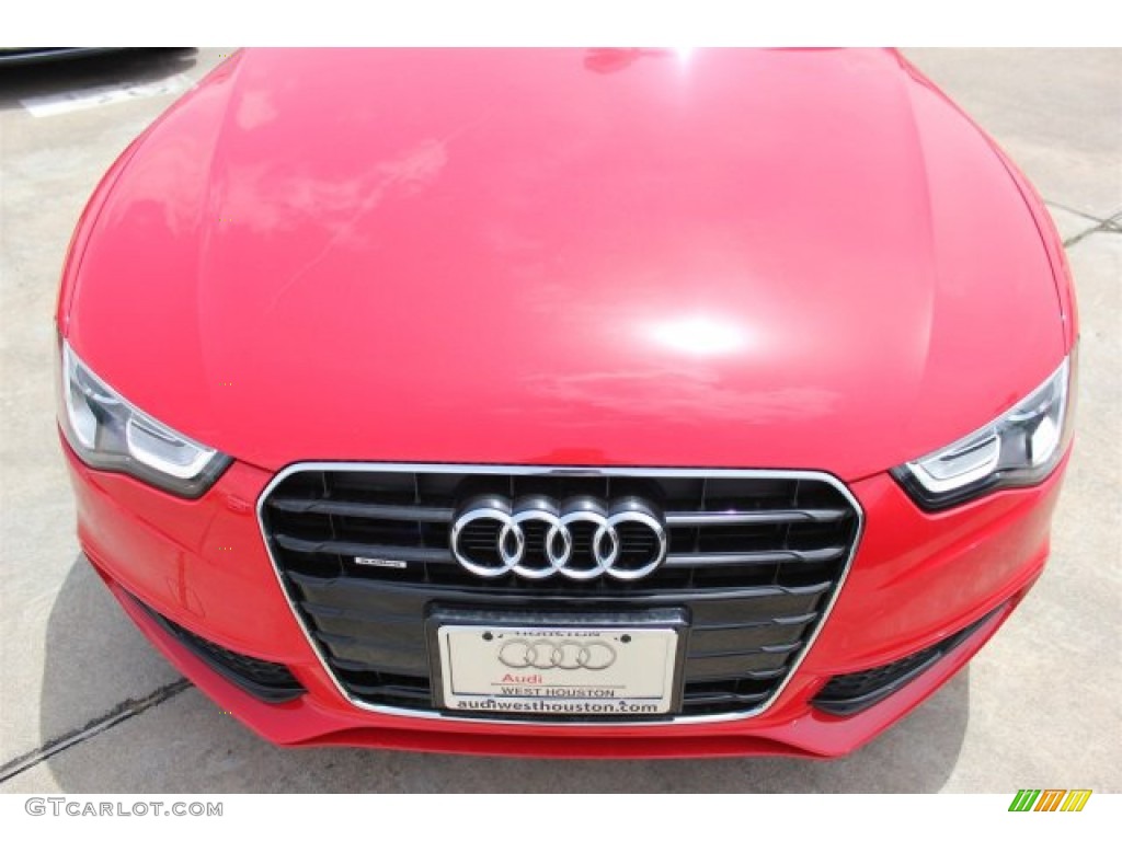 2015 A5 Premium Plus quattro Coupe - Brilliant Red / Velvet Beige photo #2