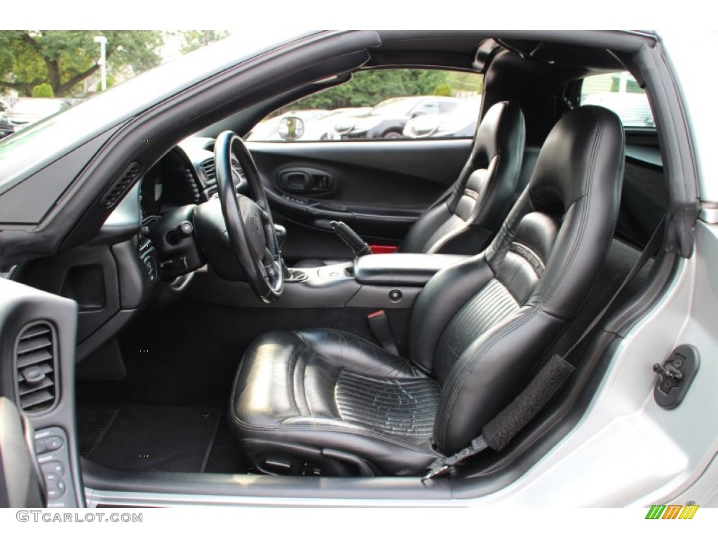 Black Interior 2000 Chevrolet Corvette Coupe Photo #105288114