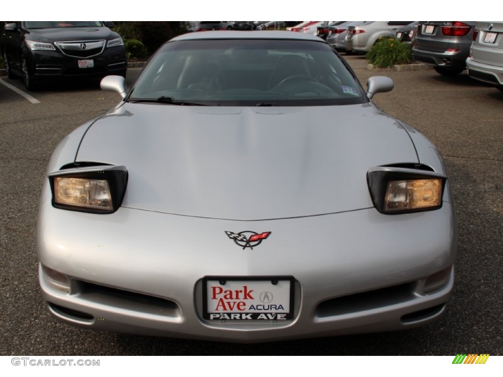 2000 Corvette Coupe - Sebring Silver Metallic / Black photo #33