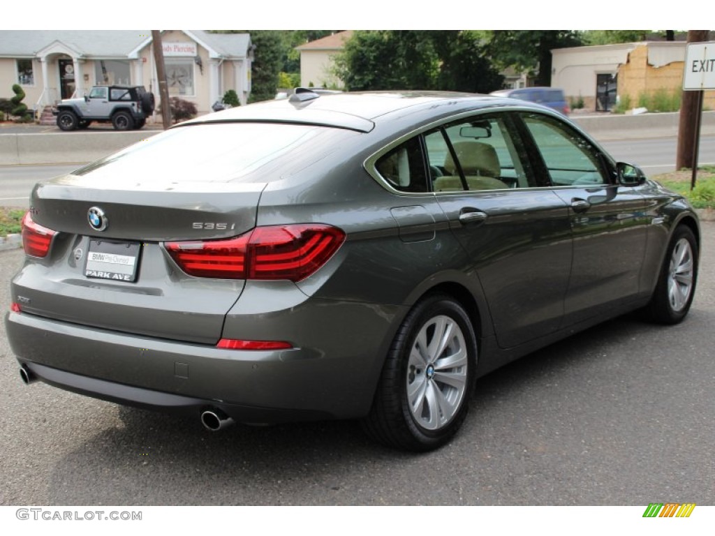 2015 5 Series 535i xDrive Gran Turismo - Callisto Grey Metallic / Venetian Beige photo #3