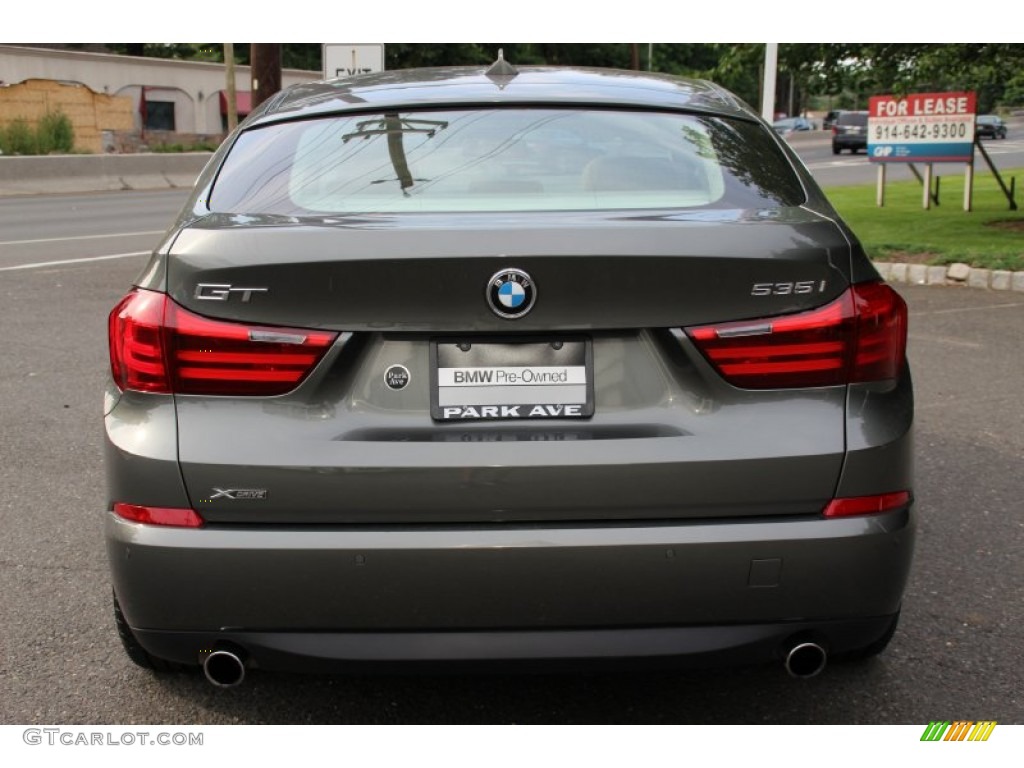 2015 5 Series 535i xDrive Gran Turismo - Callisto Grey Metallic / Venetian Beige photo #4