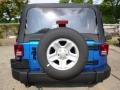 2015 Hydro Blue Pearl Jeep Wrangler Sport 4x4  photo #4