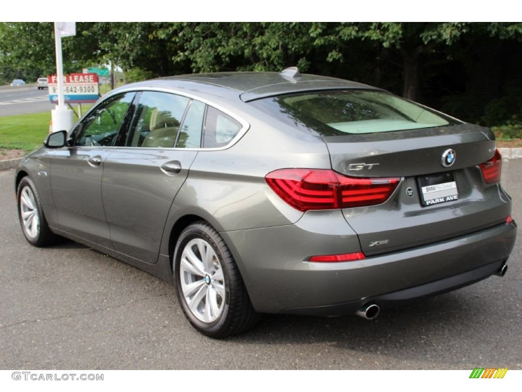 2015 5 Series 535i xDrive Gran Turismo - Callisto Grey Metallic / Venetian Beige photo #5