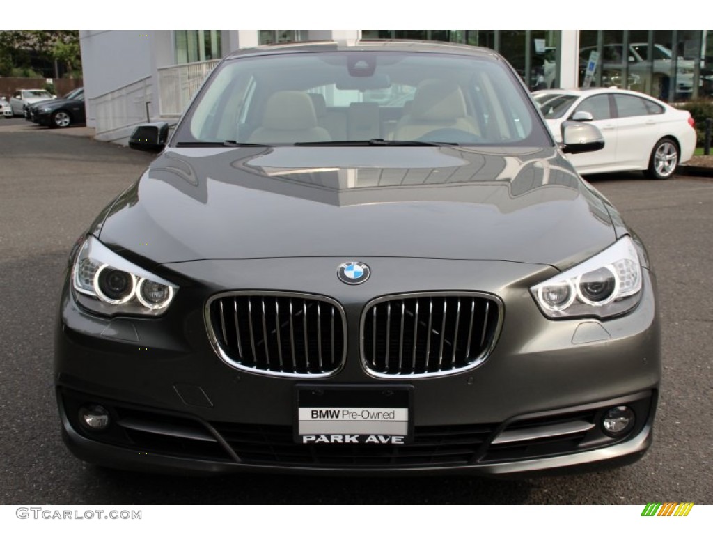 2015 5 Series 535i xDrive Gran Turismo - Callisto Grey Metallic / Venetian Beige photo #8