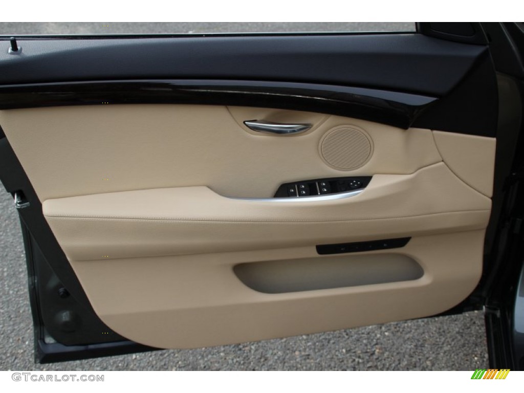 2015 BMW 5 Series 535i xDrive Gran Turismo Venetian Beige Door Panel Photo #105288824