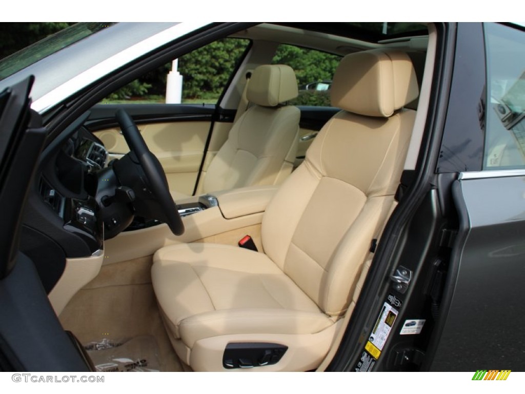 2015 5 Series 535i xDrive Gran Turismo - Callisto Grey Metallic / Venetian Beige photo #14