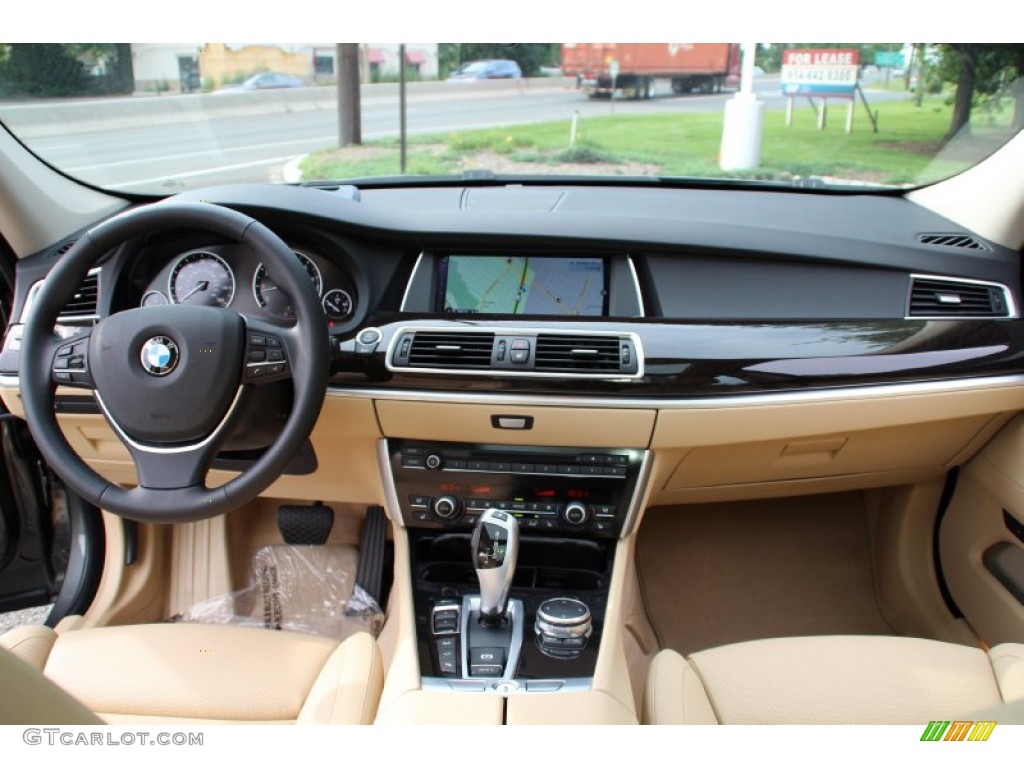 2015 5 Series 535i xDrive Gran Turismo - Callisto Grey Metallic / Venetian Beige photo #16