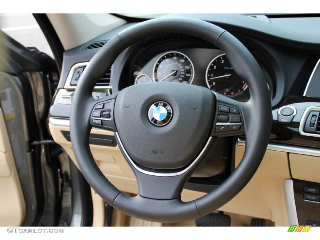 2015 5 Series 535i xDrive Gran Turismo - Callisto Grey Metallic / Venetian Beige photo #19