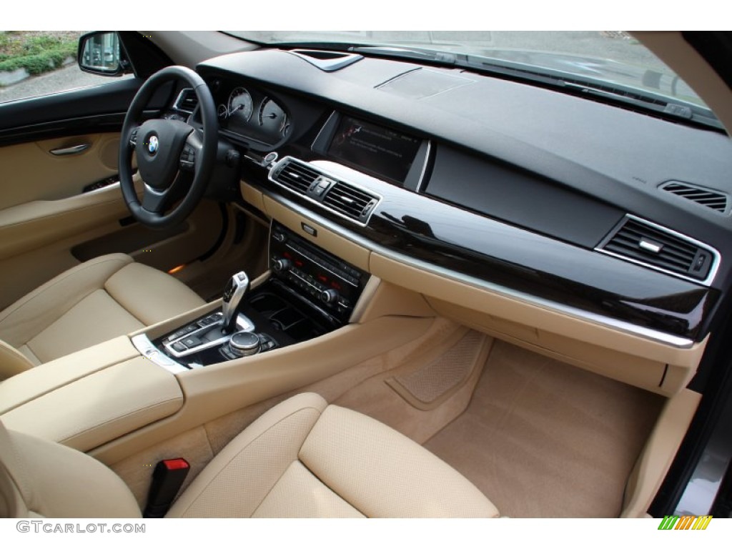 2015 5 Series 535i xDrive Gran Turismo - Callisto Grey Metallic / Venetian Beige photo #28