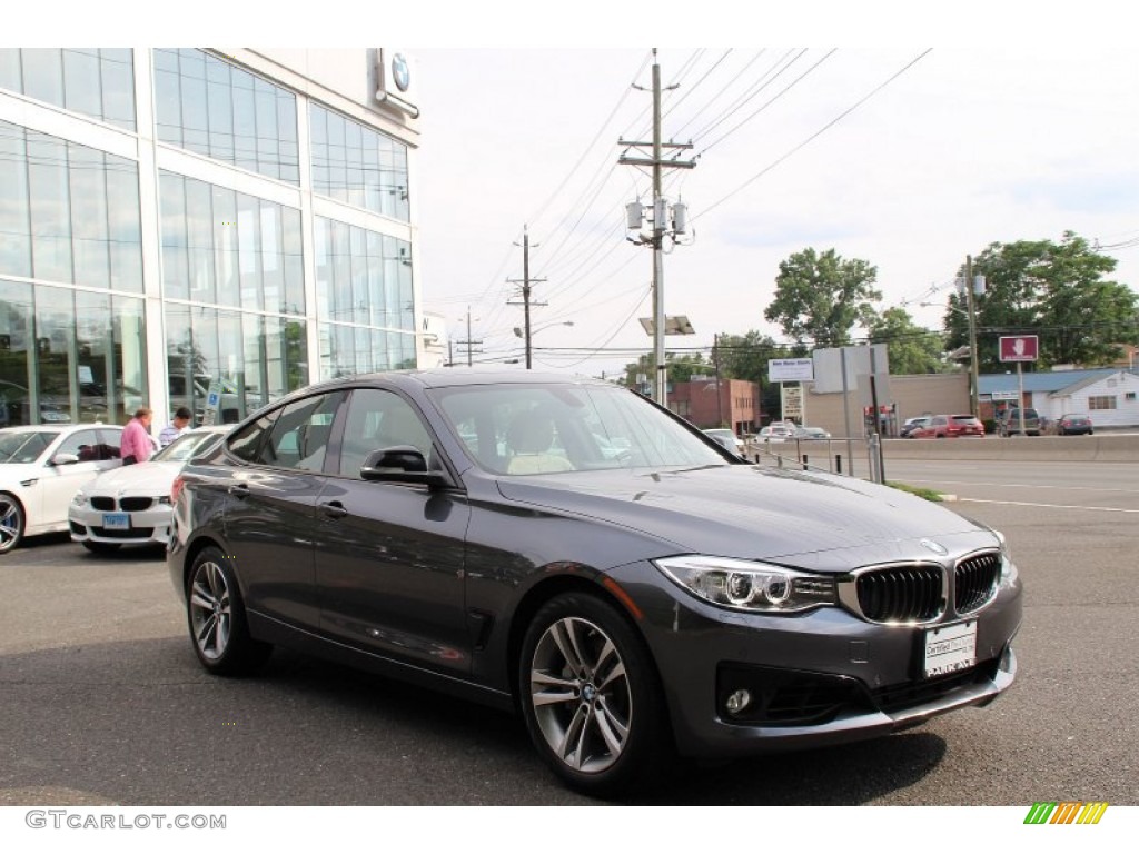 2015 3 Series 335i xDrive Gran Turismo - Mineral Grey Metallic / Oyster/Black photo #1