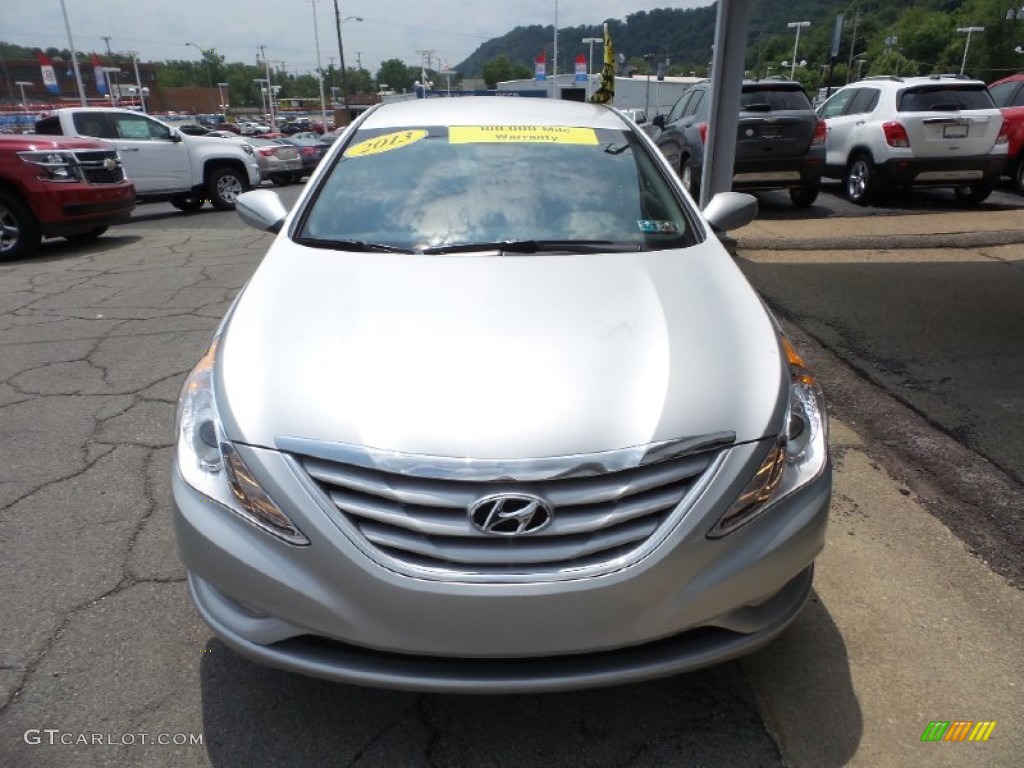 2013 Sonata GLS - Radiant Silver / Gray photo #8