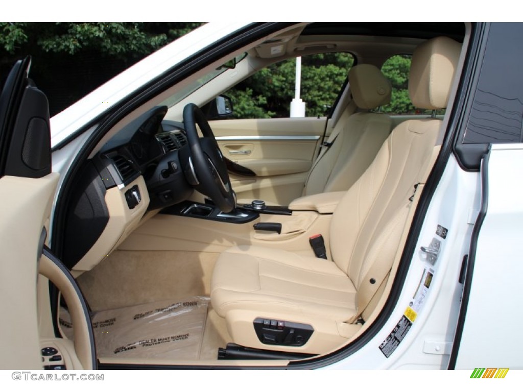 2015 3 Series 328i xDrive Gran Turismo - Alpine White / Venetian Beige photo #12