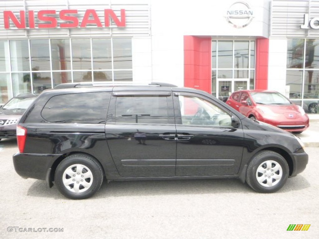 2010 Sedona LX - Midnight Black / Beige photo #3