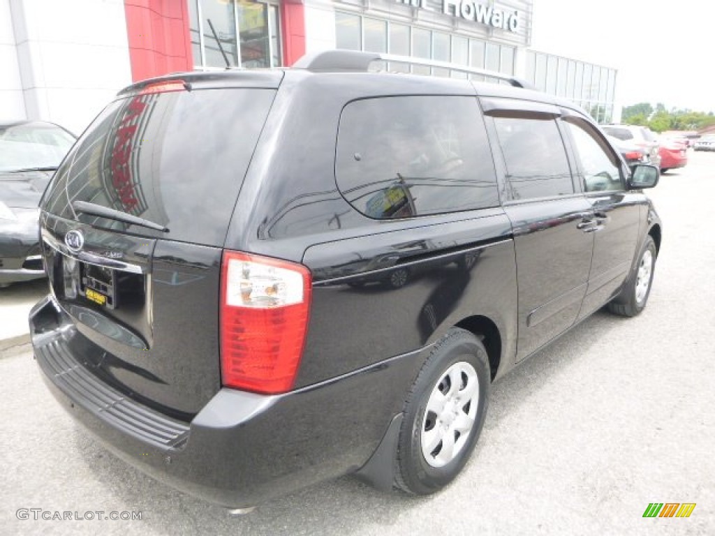 2010 Sedona LX - Midnight Black / Beige photo #4