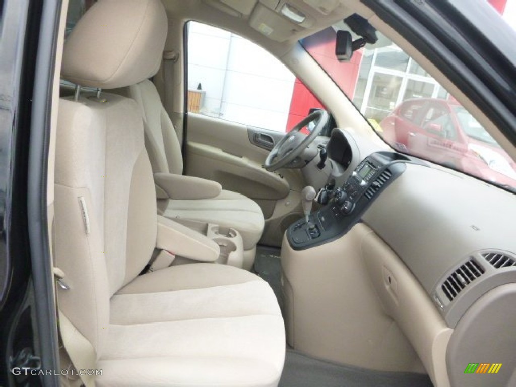 2010 Sedona LX - Midnight Black / Beige photo #11