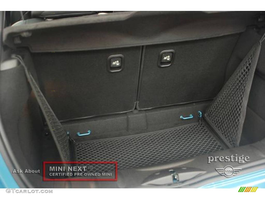 2008 Cooper Hardtop - Oxygen Blue / Lounge Carbon Black photo #4