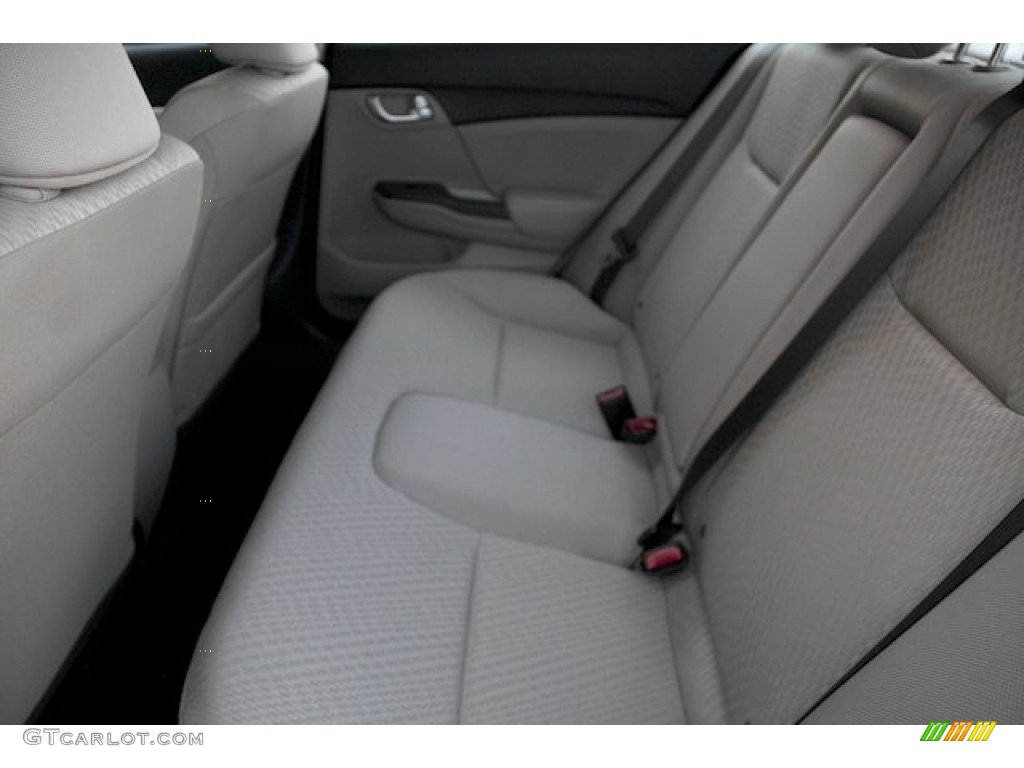 2015 Civic EX Sedan - Taffeta White / Beige photo #16